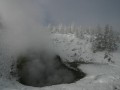 Thermal features in Yellowstone