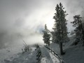 Thermal features in Yellowstone